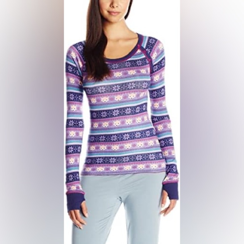 Like New! Honeydew Intimates Lazy Daze Long Sleeve Thumbhole Lounge Shirt Sz M